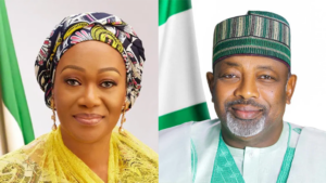 Remi Tinubu and Abubakar Kyari