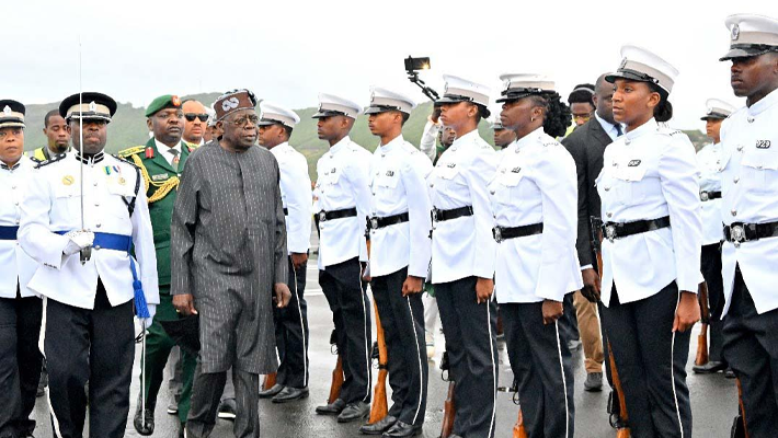 President Bola Tinubu at St Lucia