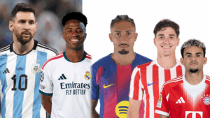 Messi, Vini Jr, Raphinha, Julian Alvarez, Luis Díaz