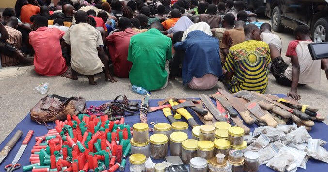 Police nab 147 suspected criminals in Lagos