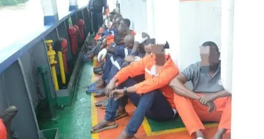 Navy nabs 12 crew members