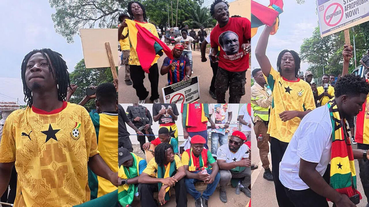 Ghanaians stage 'South Africans must go' protest in Accra