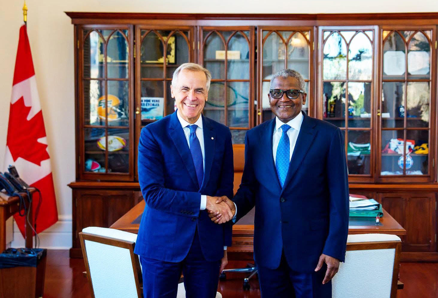 Dangote, Canada’s prime minister