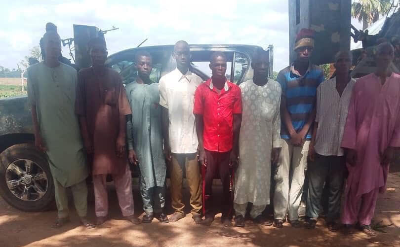 rescue nine abducted victims