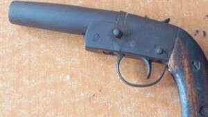 The recovered gun