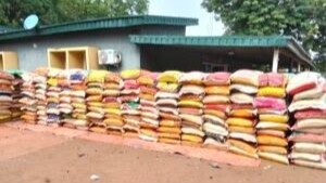 Some of the seized items by Nigeria Customs Service (NCS)