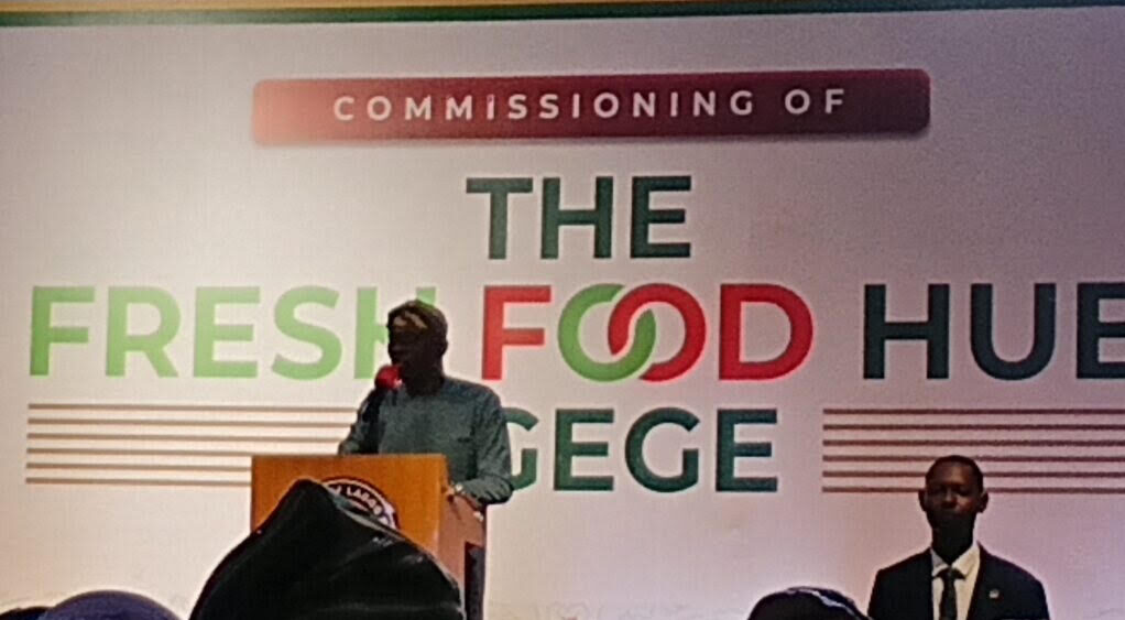 Sanwo-Olu unveils Agege fresh food hub