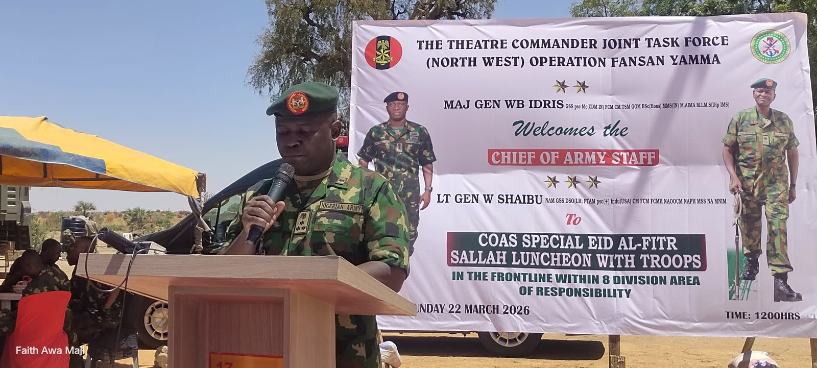 Chief of Army Staff, Lt.-Gen. Waidi Shaibu
