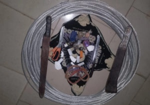 recovered stolen electrical cables and other items