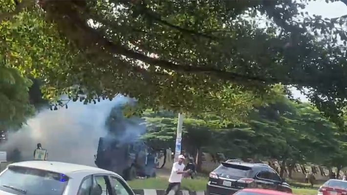 Police’s show of force