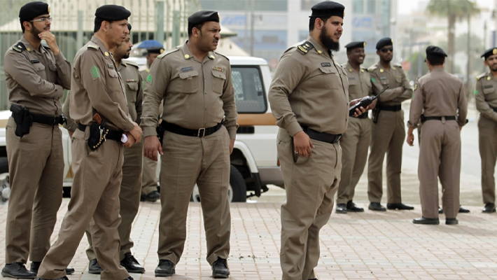 Saudi Arabian police.