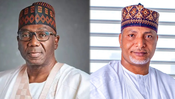 Governor Abdulrahman Abdulrazaq and Saliu Mustapha