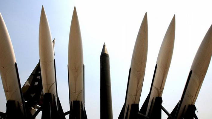 Nuclear weapons used to illustrate the story
