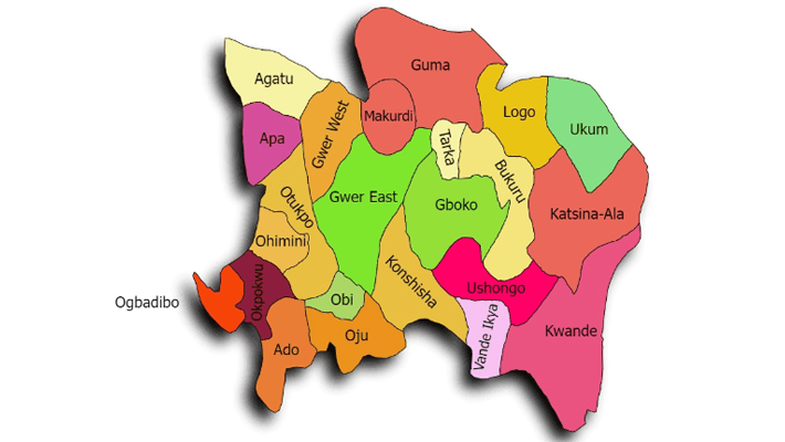 An image showing Guma LG on the Benue State map.