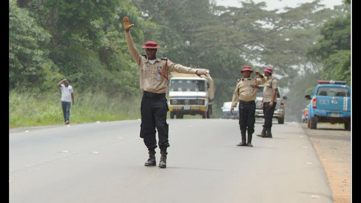FRSC men on the road
