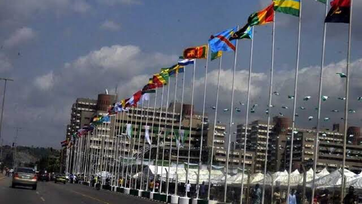 A business district in Abuja