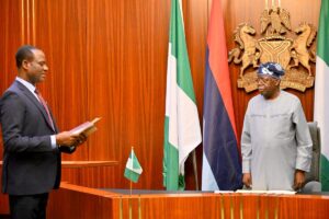 Tinubu with Oyedele
