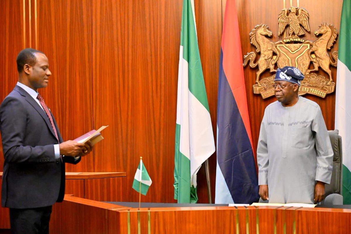 Tinubu with Oyedele