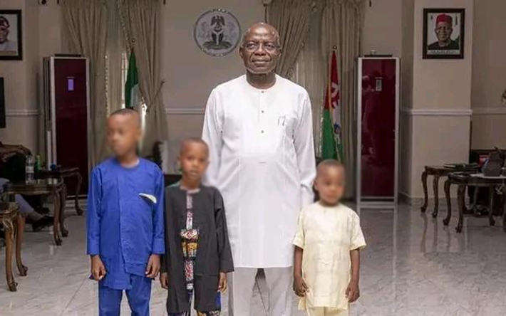 schoolchildren rescued from human traffickers